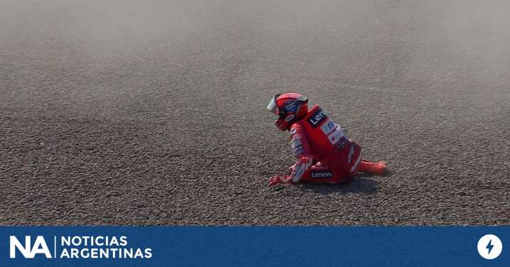 MotoGP: el campeón Marc Márquez sufrió una aparatosa caída en el GP de Indonesia