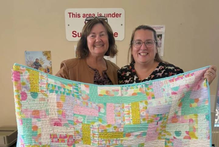 Quilters Donate To Patients At Goderich Hospital