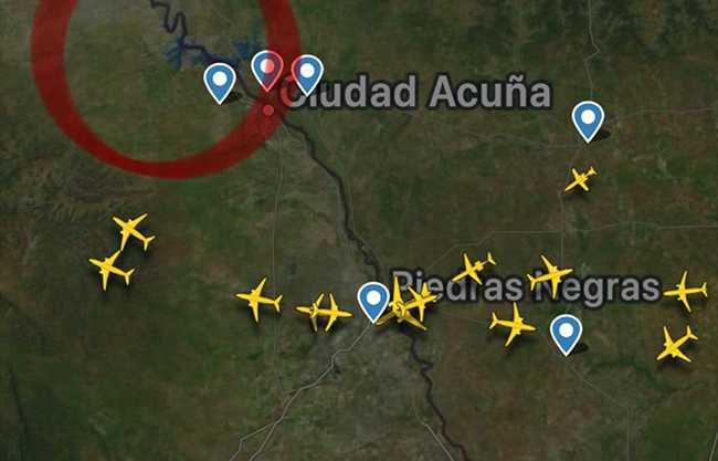 Desvían vuelos internacionales que cruzan Coahuila por tormenta eléctrica