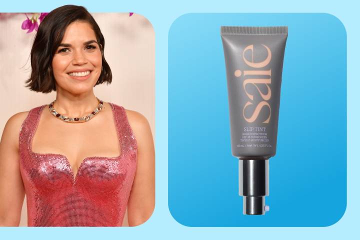 America Ferrera Uses the Saie Slip Tint Moisturizer with SPF 35