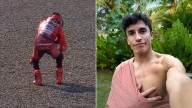 El mensaje de deportividad de Marc Márquez en su primera imagen tras lesionarse: "No guardéis rencor a Bezzecchi..."