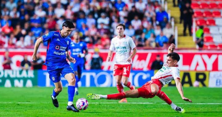 Necaxa rescata el empate en casa ante Cruz Azul en la jornada 14 del Apertura 2025