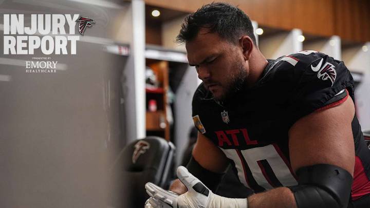 Falcons injury report: Jake Matthews, 2 rookies listed as non-participants in practice estimate
