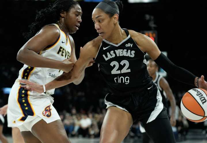 Aces beat Fever 107-98 in OT of Game 5 of semis, advance to WNBA Finals to face the Phoenix Mercury