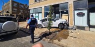 Car hits South City business