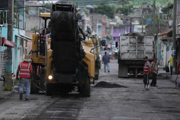 Calle Churubusco avanza en su rehabilitación