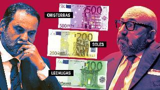 Ábalos y Koldo llamaban "chistorras, lechugas y soles" a los billetes de 500, 200 y 100 € del PSOE