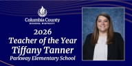 Tiffany Tanner named Teacher of the Year for Columbia County Schools