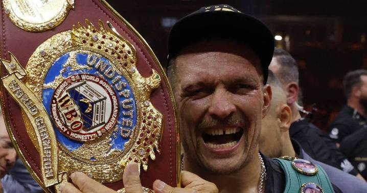 La promesa que Oleksandr Usyk le cumplió a Evander Holyfield antes de su retiro
