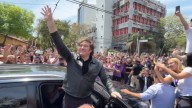 Milei encabezó un acto en Chaco