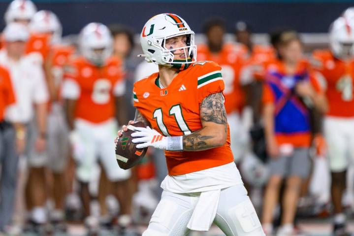 Hurricanes' Carson Beck eyes rebound of worst game of career