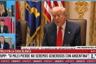 En LN+ se espantaron por los dichos de Trump: "No lo está ayudando al presidente"