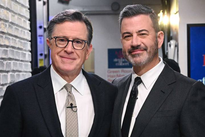 Jimmy Kimmel, Stephen Colbert Joke About Driving President Trump 'Nuts'