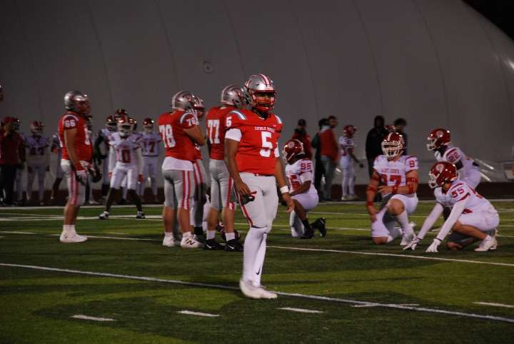 Kise Flannery throws five TDs, Catholic Memorial football knocks out Saint John’s