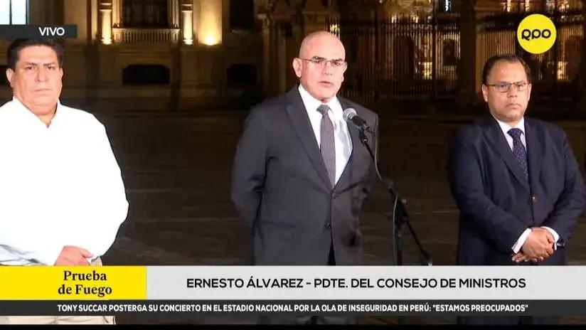 Gobierno anuncia que preparará paquete de medidas para declarar estado de emergencia en Lima Metropolitana