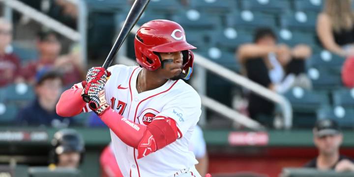 Reds prospect Leo Balcazar delivers four