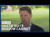 Andrew Hastie Quits Shadow Cabinet Over Immigration Policy Dispute