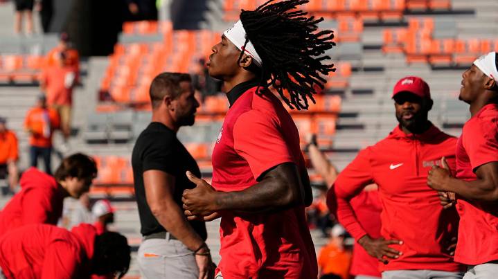 Ohio State WR Jeremiah Smith suffers injury scare during Illinois game