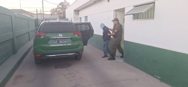 Prófugo de la justicia con amplio historial delictual fue detenido en Diego de Almagro