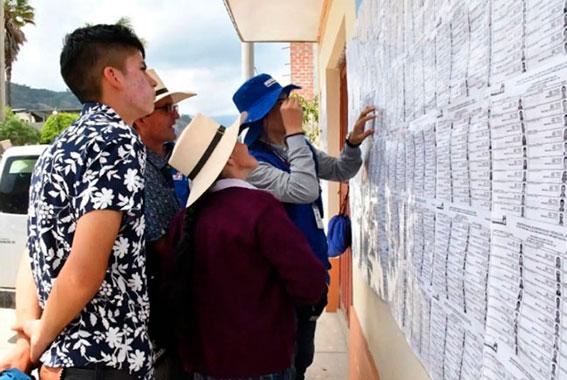 Reniec: Históricamente la publicación del padrón electoral se ha hecho de manera física
