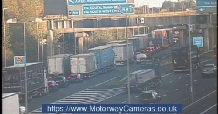 Motorcyclist dies in M6 collision as motorway closed all evening