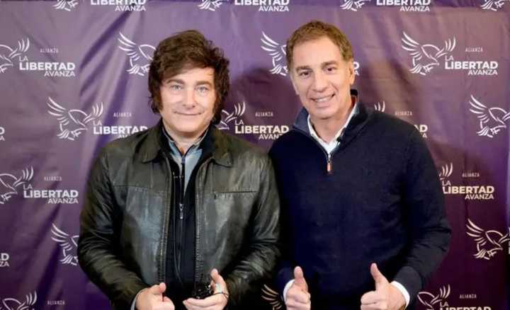 Milei cancela todos sus actos en PBA y deja a Santilli solo