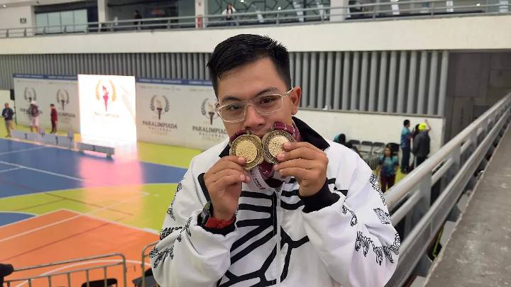 Kevin Yahir Palomares, doble oro y récord nacional para Puebla en la Paralimpiada 2025