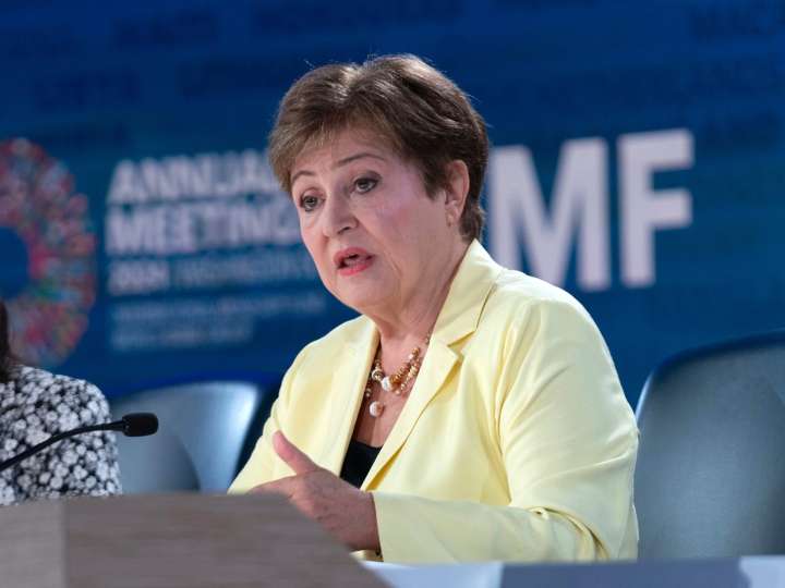 ‘Buckle up’: IMF chief warns of economic uncertainty
