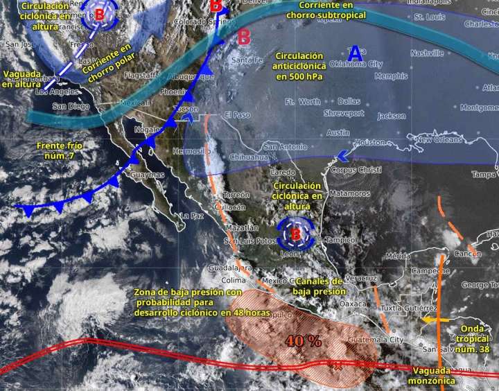 Clima en México hoy 16 de octubre de 2025: Prevén más lluvias y frío en estos estados