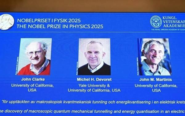 Ganan Nobel de Física descubridores de efecto túnel cuántico