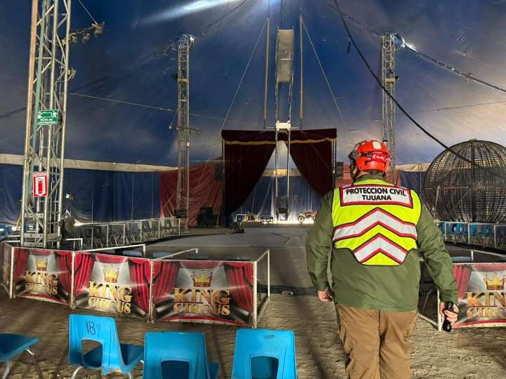 Protección Civil cierra otro circo en Tijuana tras detectar incumplimientos y prevenir otro accidente