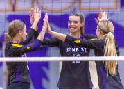 Four cornerstones lead Peoria volleyball team's title bid