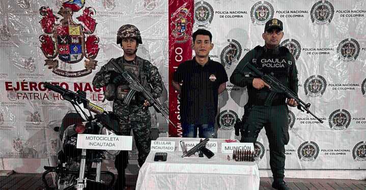 Nuevo golpe a las Acsn: cayó en Santa Marta alias ‘Stick’ Fue capturado en el barrio Timayui.