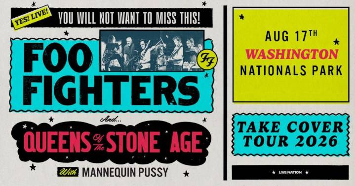 Listen to C4 & Nehman to win tickets to see Foo Fighters at Nationals Park