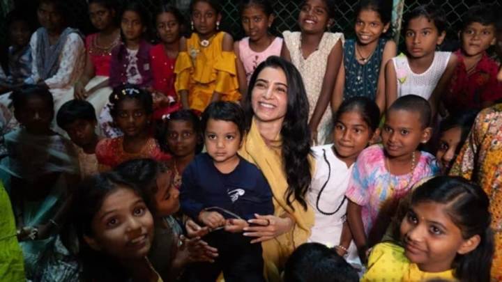 Samantha Ruth Prabhu Spends Diwali With Kids At NGO, Plays With Them And Distributes Gifts