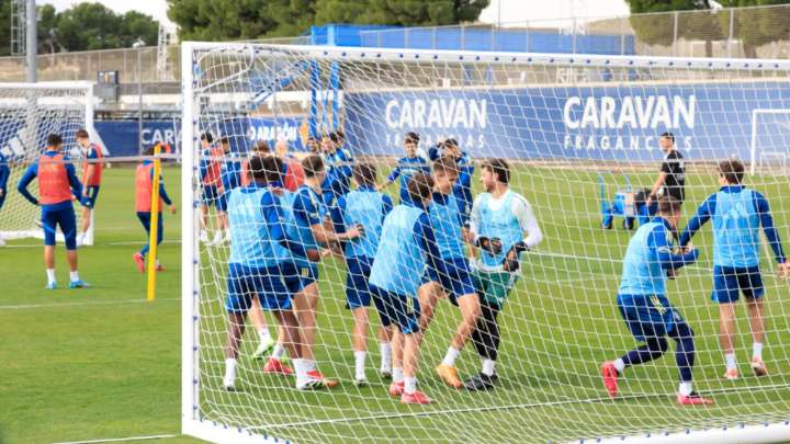 Tasende y Saidu no se entrenan con el Real Zaragoza y es dudoso su concurso ante el Deportivo