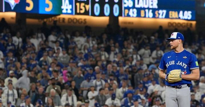 Blue Jays reliever Eric Lauer the only Toronto pitcher ruled out for Game 4