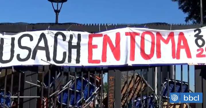 Toma en la Usach sigue: alumnos acusan falta de transparencia del rector en millonaria contratación