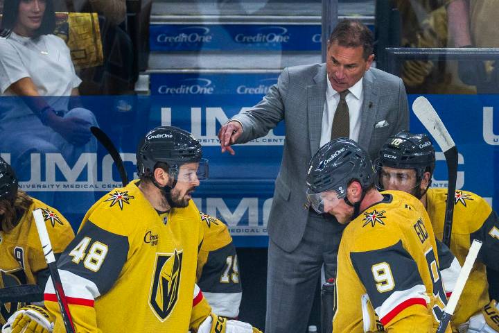 Golden Knights coach Bruce Cassidy talks Mitch Marner, 2026 Olympics