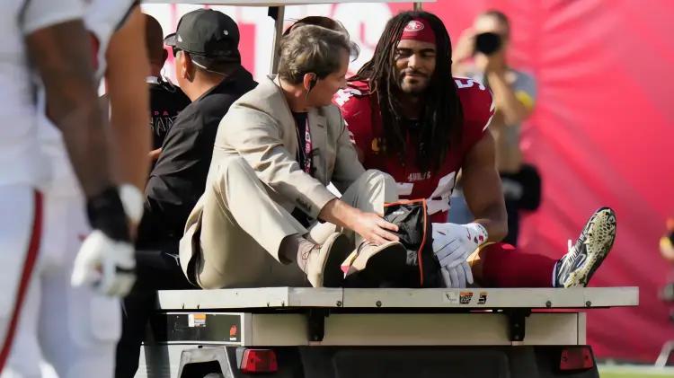 Fred Warner sufre fractura de tobillo y los 49ers pierden a su líder