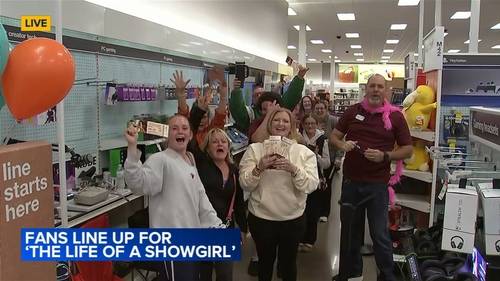 Delaware County Taylor Swift fans line up for midnight 'The Life of a Showgirl' album release