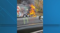 Virginia gubernatorial candidate Winsome Earle-Sears campaign bus catches fire