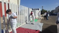 Alumnos de formación mejoran parte de las instalaciones deportivas en Almendralejo