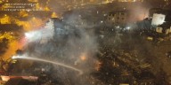 Así quedó la zona donde se dio el dantesco incendio que dejó en cenizas alrededor de 100 viviendas