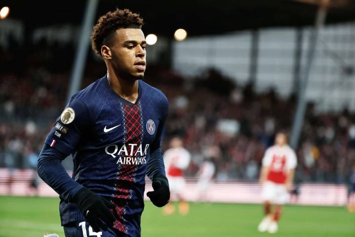 PSG forward Désiré Doué faces several weeks out with a thigh tear