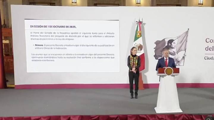 Gobierno de Sheinbaum pide modificar la reforma a la Ley de Amparo para evitar retroactividad