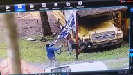 North Carolina man shot at after motorist tears down Trump banner