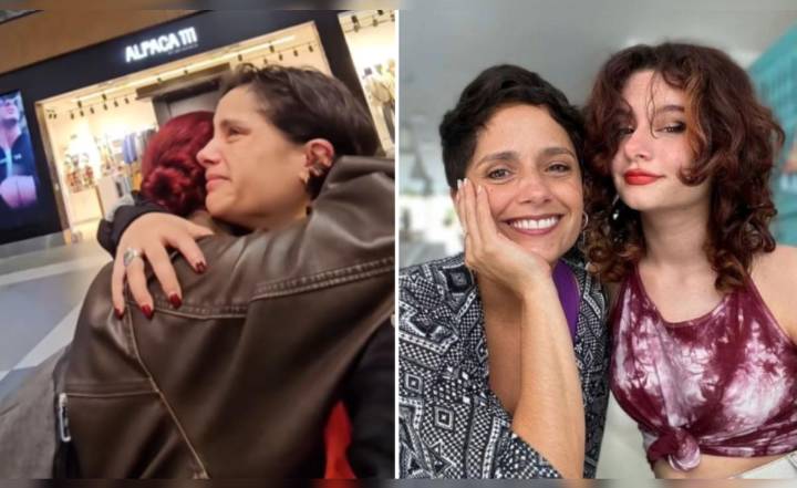 Melania Urbina llora al despedirse de su hija, quien se irá a estudiar al extranjero: “Es difícil”