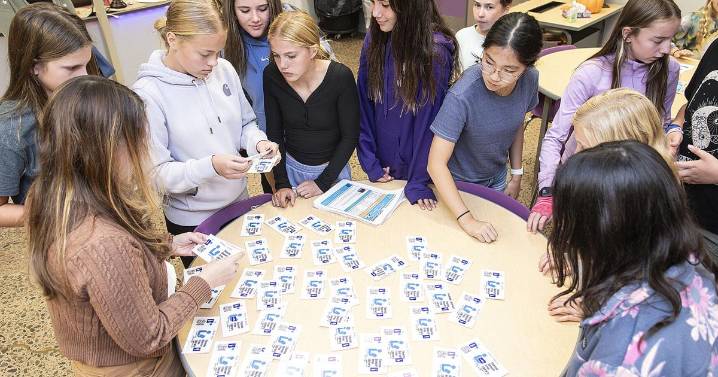 Around 60 Danville middle schoolers registered to check out books at their local library