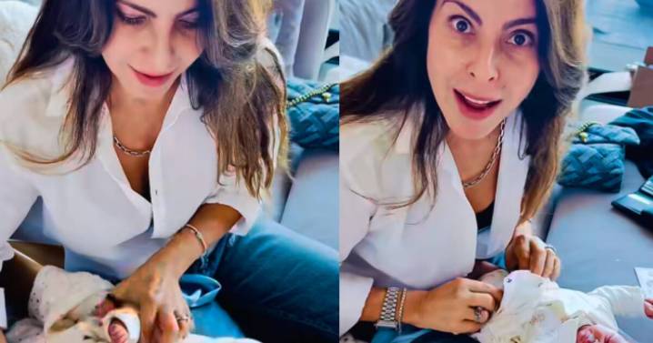 Kate del Castillo desata controversia al adoptar un “Bebé Reborn” por su cumpleaños